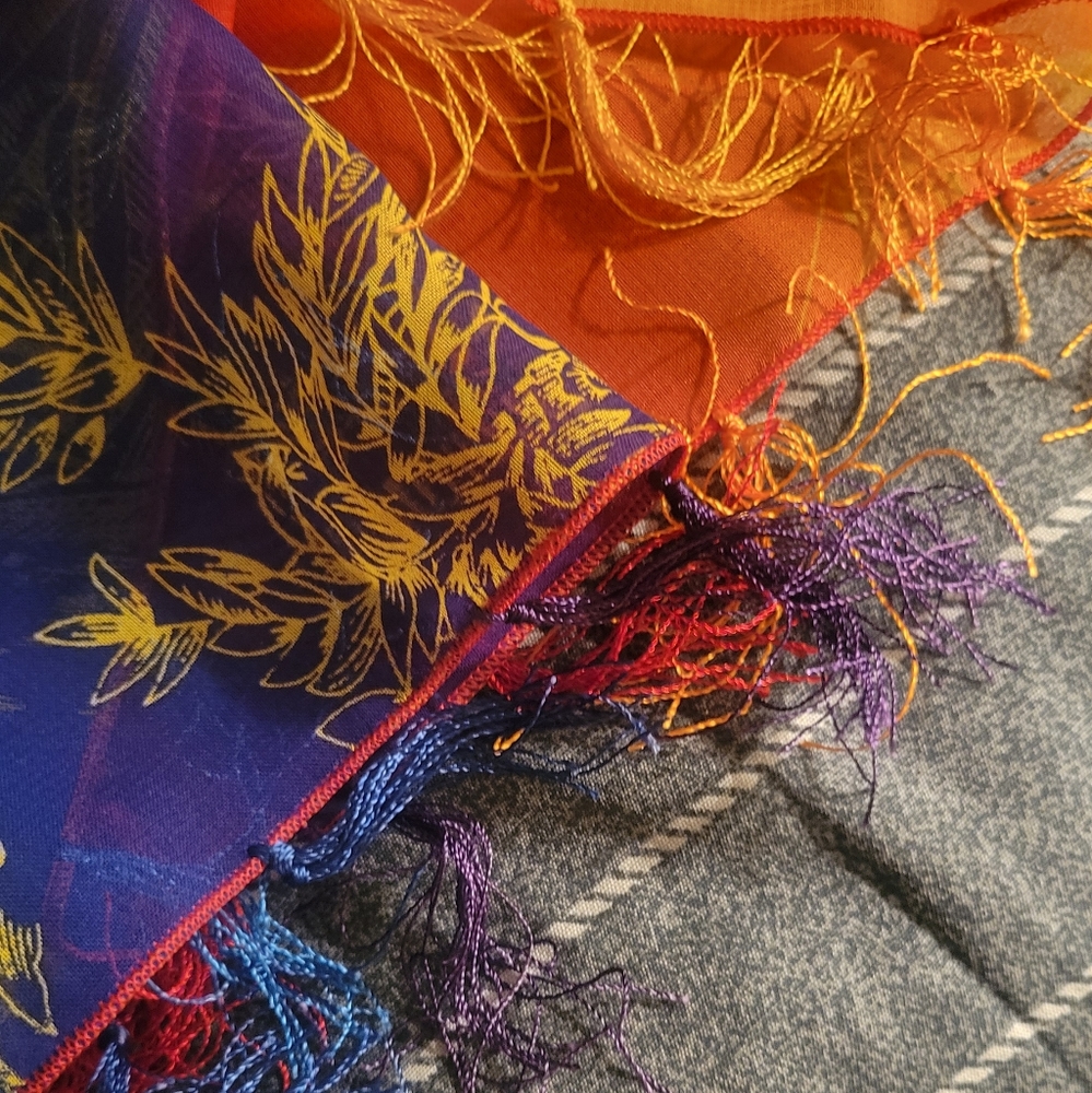 BURNING MAN SPECIAL New Beautiful Island Scarf - Picture 3 of 5